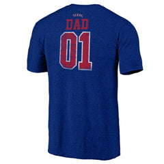 Texas Rangers Father's Day Greatest Dad Tri-Blend T-Shirt - MLB T-shirts