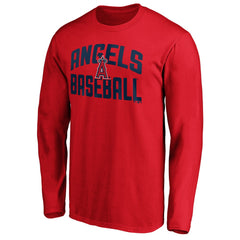 Los Angeles Angels Father's Day #1 Dad Long Sleeve T-Shirt - MLB T-shirts