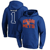 New York Mets Father's Day #1 Dad Pullover Hoodie - MLB Hoodies