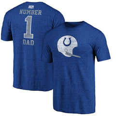 Indianapolis Colts #1 Dad Team Logo T-Shirt | NFL Outlet