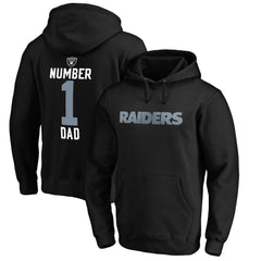 Las Vegas Raiders #1 Dad Pullover Hoodie | NFL New
