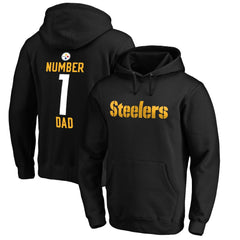 Pittsburgh Steelers #1 Dad Pullover Hoodie | NFL Outlet