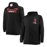 Black Trae Young Atlanta Hawks Big & Tall Player Name & Number Full-Zip Hoodie Jacket | NBA