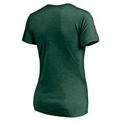 Green Bay Packers Women's Nostalgia V-Neck T-Shirt | NFL Discount