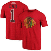Chicago Blackhawks Greatest Dad Tri-Blend T-Shirt - NHL T-shirts