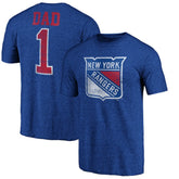 New York Rangers Greatest Dad Tri-Blend T-Shirt - NHL T-shirts