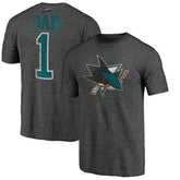 San Jose Sharks Greatest Dad Tri-Blend T-Shirt - NHL T-shirts
