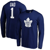 Toronto Maple Leafs #1 Dad Long Sleeve T-Shirt - NHL T-shirts