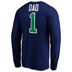 Vancouver Canucks #1 Dad Long Sleeve T-Shirt - NHL T-shirts