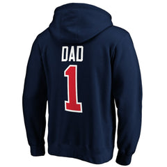 Columbus Blue Jackets #1 Dad Pullover Hoodie - NHL Hoodies