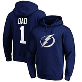 Tampa Bay Lightning #1 Dad Pullover Hoodie - NHL Hoodies