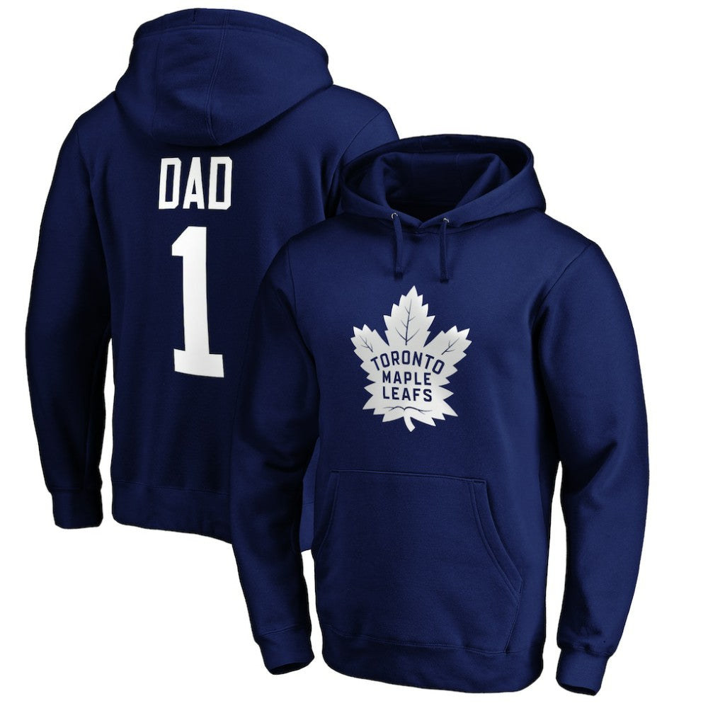 Toronto Maple Leafs #1 Dad Pullover Hoodie - NHL Hoodies