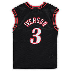 Black Allen Iverson Philadelphia 76ers Preschool 2000-2001 Hardwood Classics Throwback Team Jersey | NBA