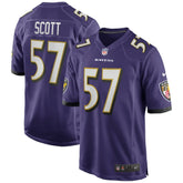 Baltimore Ravens Bart Scott Game Retired Player Jersey | NFL New