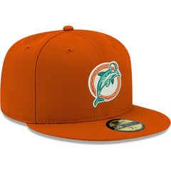 Miami Dolphins Omaha Throwback 59FIFTY Fitted Hat | NFL Discount