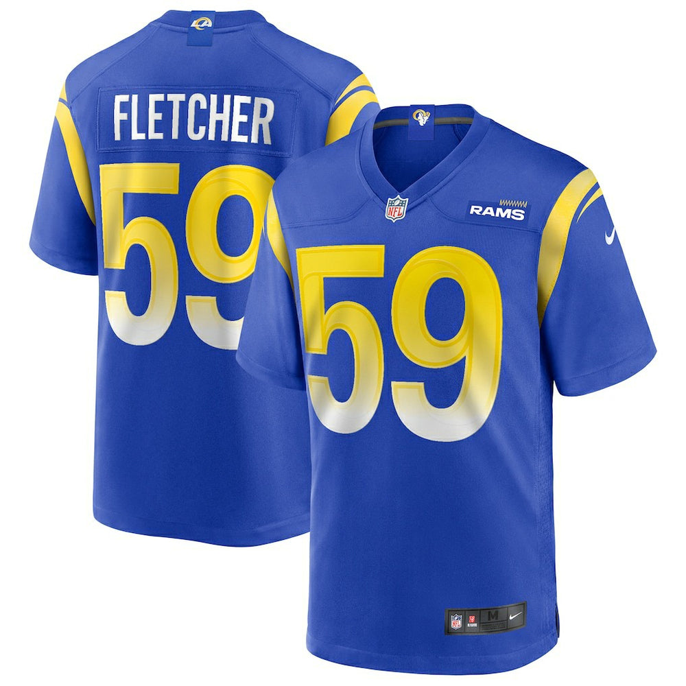 Los Angeles Rams London Fletcher Game Retired Player Jersey | NFL New
