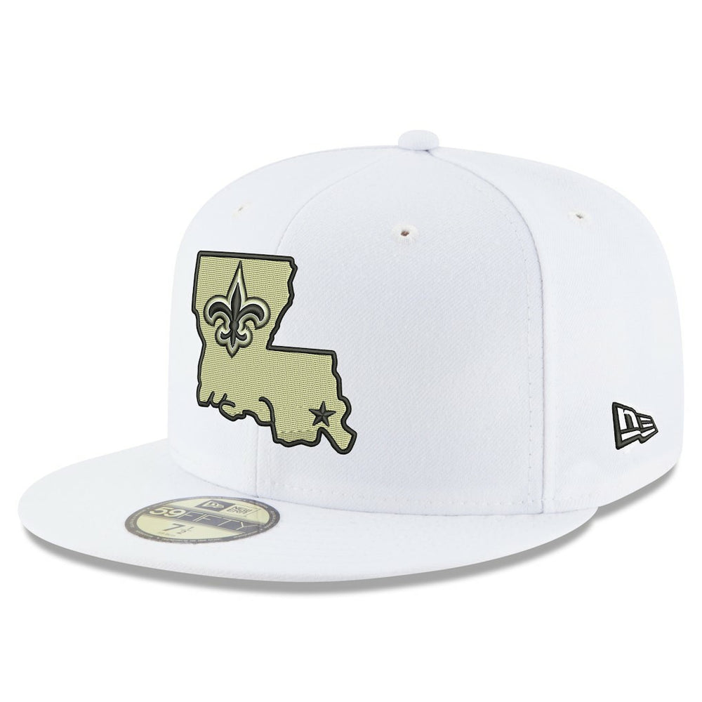 New Orleans Saints Omaha Alternate Logo 59FIFTY Fitted Hat | NFL New