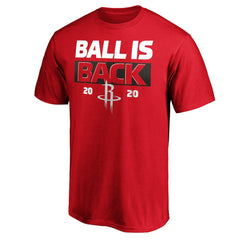Red Houston Rockets Ball Is Back T-Shirt | NBA