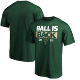 Green Milwaukee Bucks Ball Is Back T-Shirt | NBA