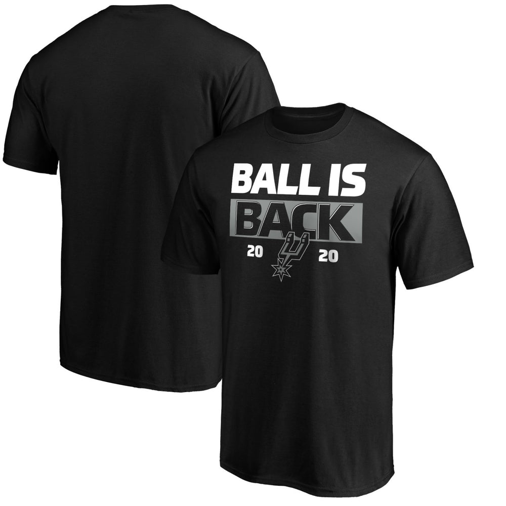 Black San Antonio Spurs Ball Is Back T-Shirt | NBA
