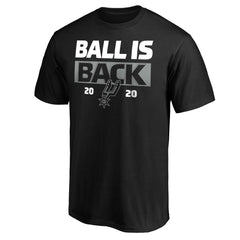 Black San Antonio Spurs Ball Is Back T-Shirt | NBA