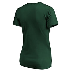 Green Milwaukee Bucks Women's Ball Is Back V-Neck T-Shirt | NBA
