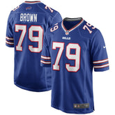 Buffalo Bills Ruben Brown Game Retired Player Jersey | NFL Discount