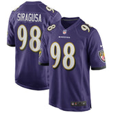 Baltimore Ravens Tony Siragusa Game Retired Player Jersey | NFL Discount