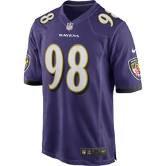 Baltimore Ravens Tony Siragusa Game Retired Player Jersey | NFL Discount
