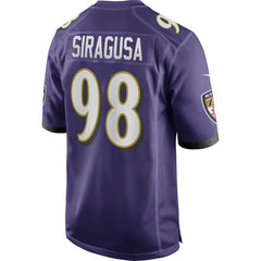 Baltimore Ravens Tony Siragusa Game Retired Player Jersey | NFL Discount