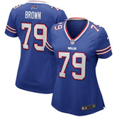 Buffalo Bills Ruben Brown Women's Game Retired Player Jersey | NFL On sale