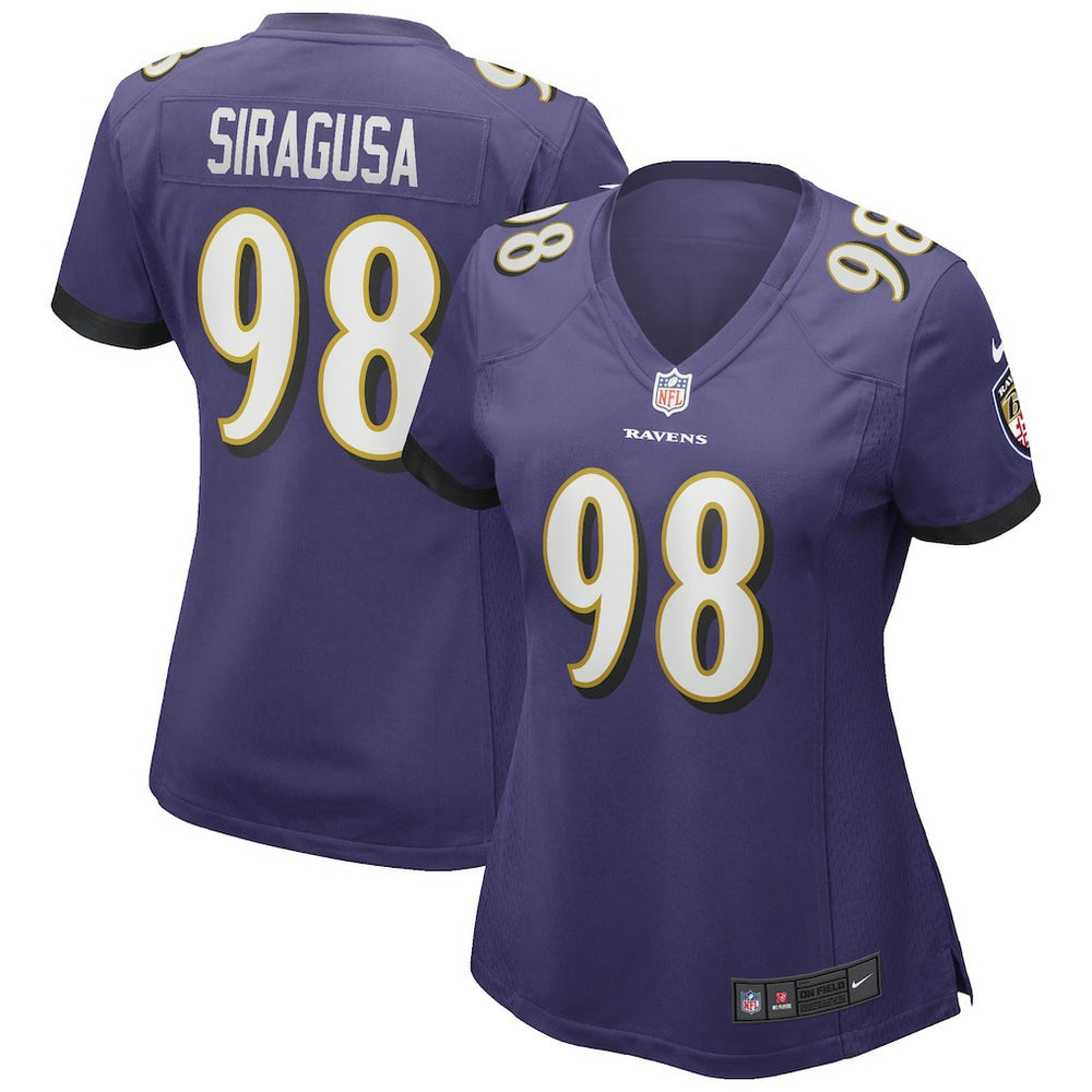 Baltimore Ravens Tony Siragusa Women's Game Retired Player Jersey | NFL On sale