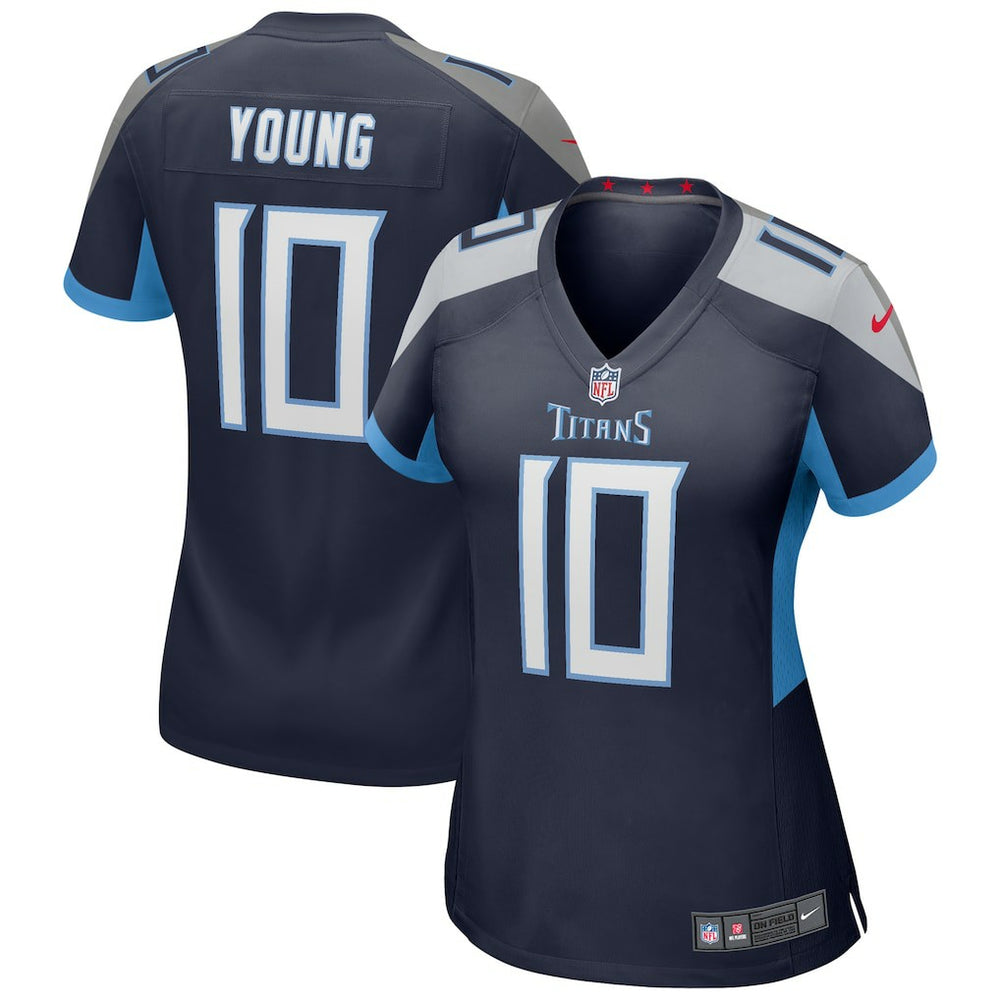 Tennessee Titans Vince Young Women's Game Retired Player Jersey | NFL Sale
