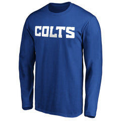 Indianapolis Colts #1 Dad Long Sleeve Team Logo T-Shirt | NFL Outlet