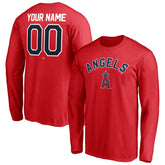 Los Angeles Angels Personalized Winning Streak Name & Number Long Sleeve T-Shirt - MLB T-shirts