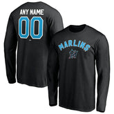 Miami Marlins Personalized Winning Streak Name & Number Long Sleeve T-Shirt - MLB T-shirts