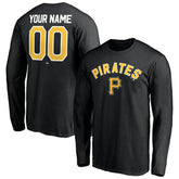 Pittsburgh Pirates Personalized Winning Streak Name & Number Long Sleeve T-Shirt - MLB T-shirts