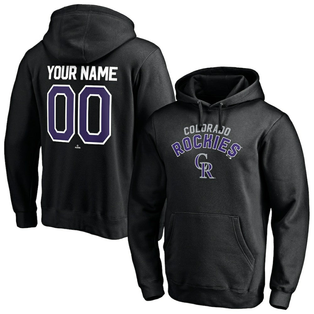 Colorado Rockies Personalized Winning Streak Name & Number Pullover Hoodie - MLB Hoodies