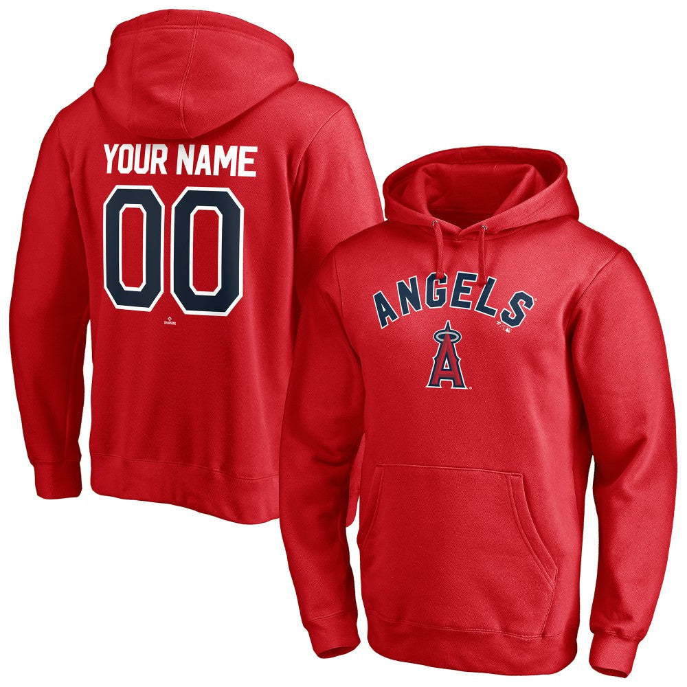 Los Angeles Angels Personalized Winning Streak Name & Number Pullover Hoodie - MLB Hoodies