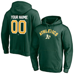 Athletics Personalized Winning Streak Name & Number Pullover Hoodie - MLB Hoodies