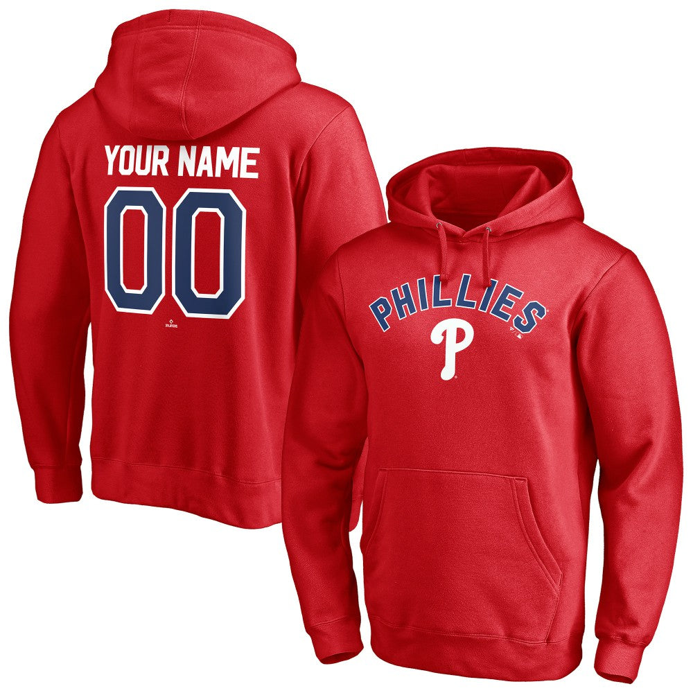 Philadelphia Phillies Personalized Winning Streak Name & Number Pullover Hoodie - MLB Hoodies