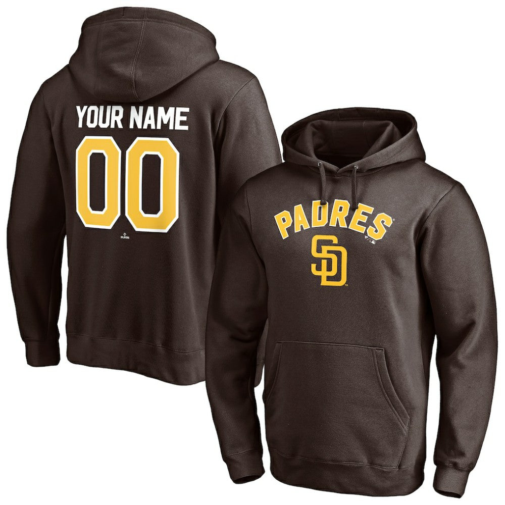 San Diego Padres Personalized Winning Streak Name & Number Pullover Hoodie - MLB Hoodies
