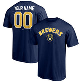 Milwaukee Brewers Personalized Team Winning Streak Name & Number T-Shirt - MLB T-shirts