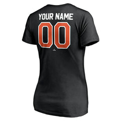 Baltimore Orioles Women's Personalized Winning Streak Name & Number V-Neck T-Shirt - MLB T-shirts