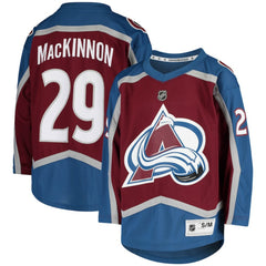 Nathan MacKinnon Colorado Avalanche Youth Home Replica Player Jersey - NHL Jerseys