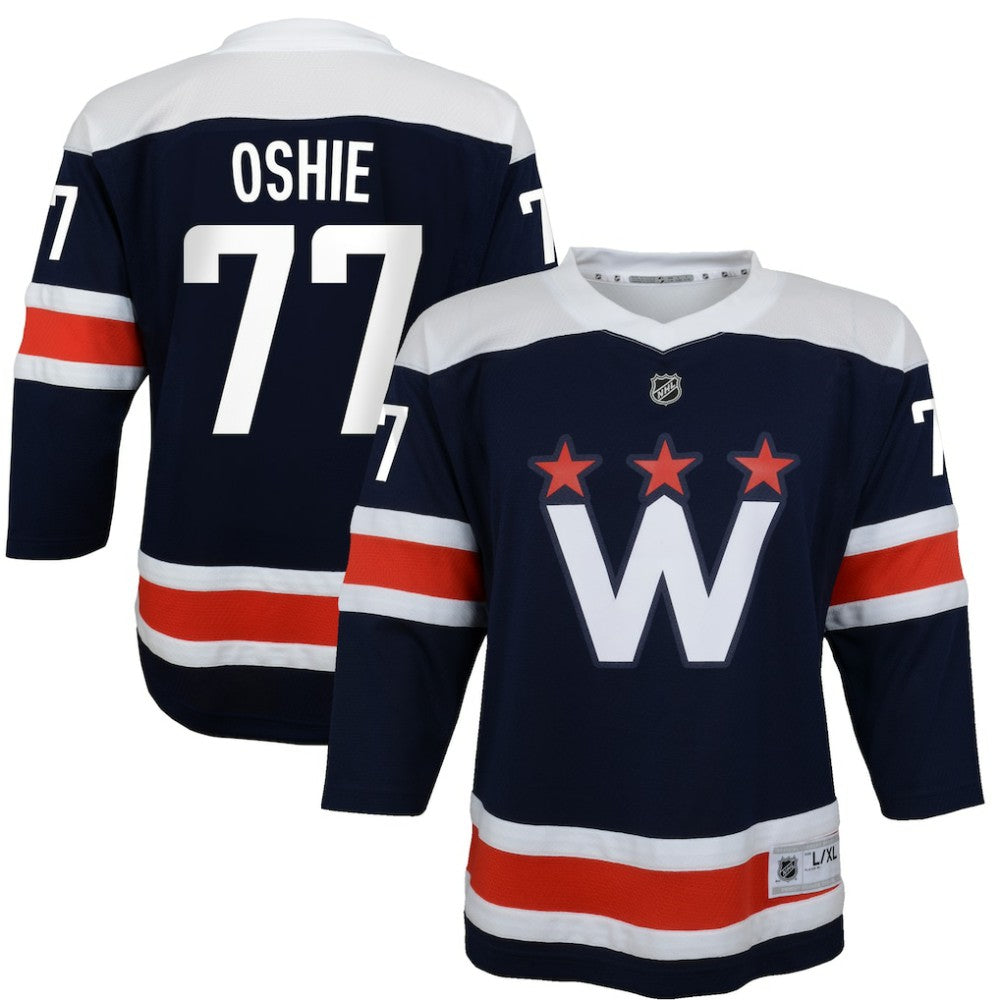 TJ Oshie Washington Capitals Youth 2020/21 Alternate Replica Player Jersey - NHL Jerseys