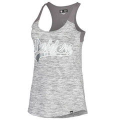 Las Vegas Raiders Women's Space Dye Racerback Scoop Neck Tank Top | NFL On sale