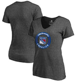New York Rangers Women's #WeSkateFor V-Neck T-Shirt - NHL T-shirts