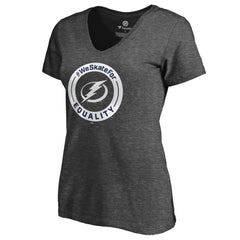 Tampa Bay Lightning Women's #WeSkateFor V-Neck T-Shirt - NHL T-shirts