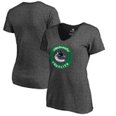 Vancouver Canucks Women's #WeSkateFor V-Neck T-Shirt - NHL T-shirts